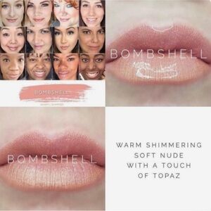 LipSense Bombshell Shimmering Nude Lipstick